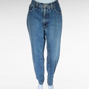 Vintage Versace Jeans Couture 90s High Rise Tapered Medusa Head Jeans Size 34